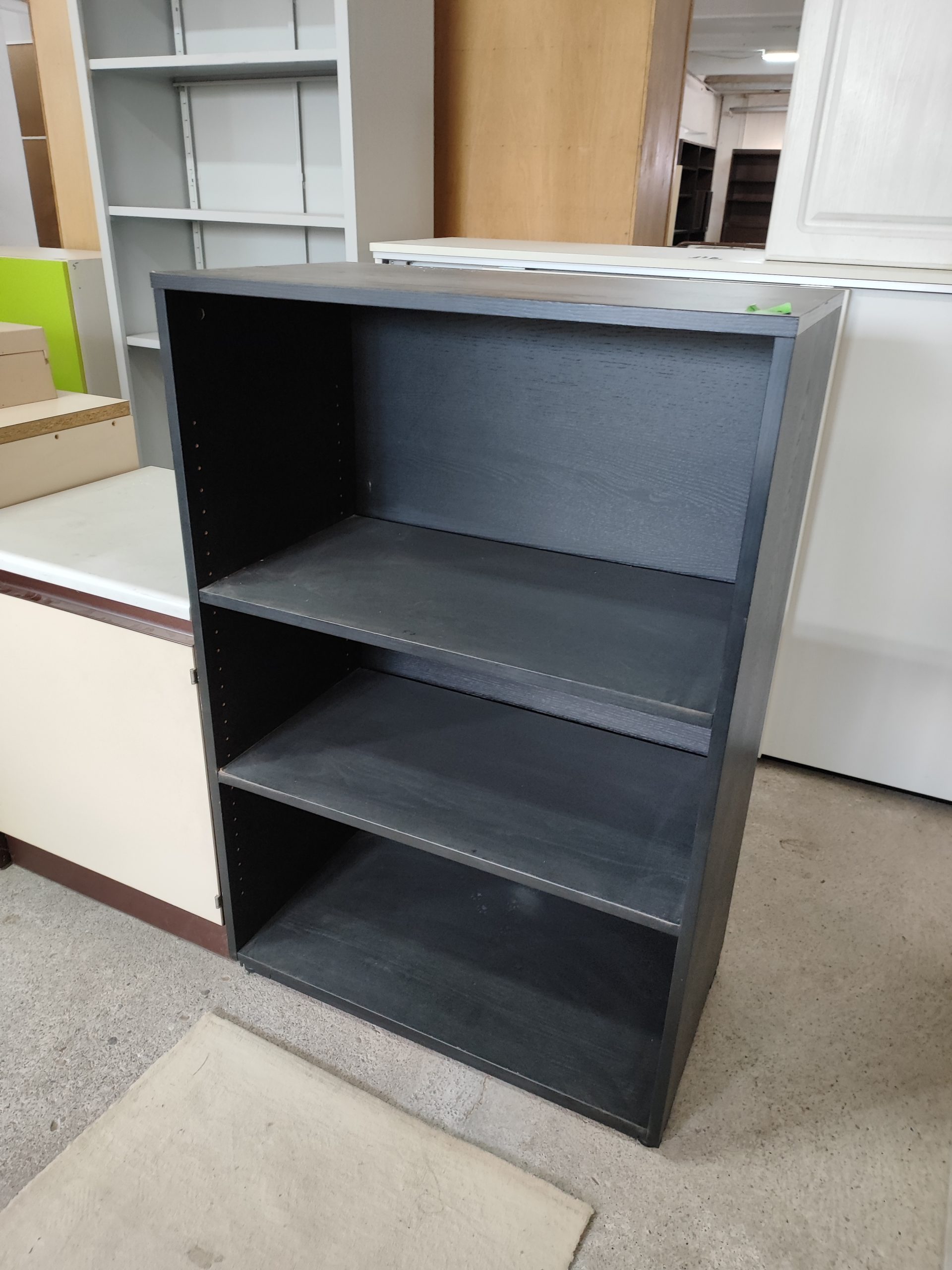 Etajeră neagră cu 2 polițe - Image 2